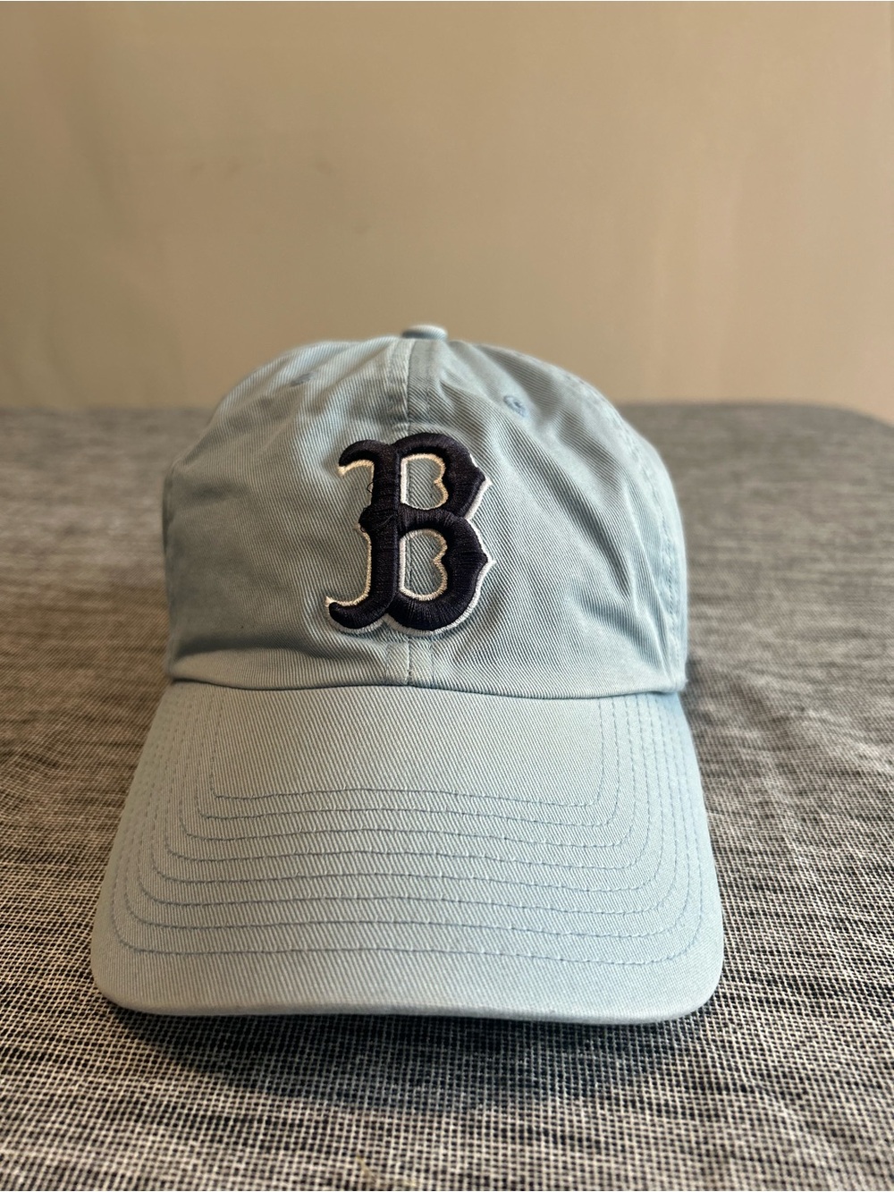 Boston Red Sox Hat Embroidered B Logo Cap Fenway Park MLB Sea Foam Adult Unisex
